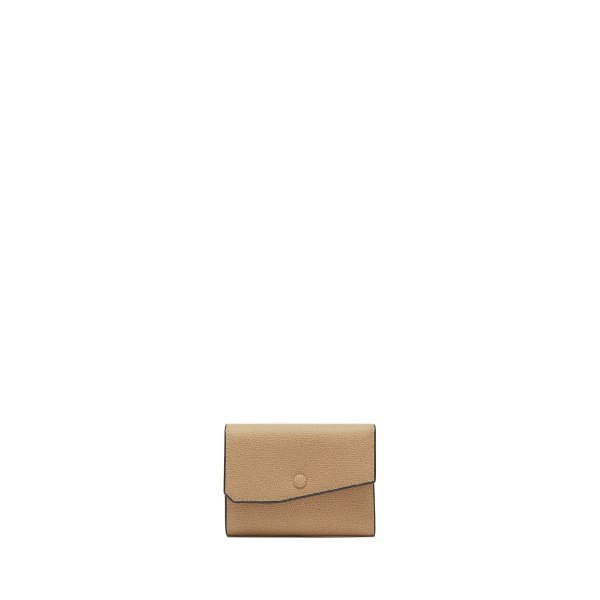 Valextra Pocket Purse 6CC in Cashmere Beige | Wallets & Purses | Coveti