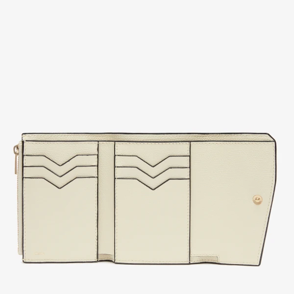 Valextra Pocket Purse 6CC in Pergamena White | Wallets & Purses | Coveti
