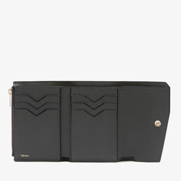 Valextra Pocket Purse 6CC in Smokey Grey | Wallets & Purses | Coveti