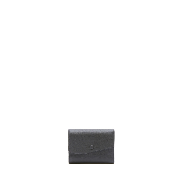 Valextra Pocket Purse 6CC in Smokey Grey | Wallets & Purses | Coveti