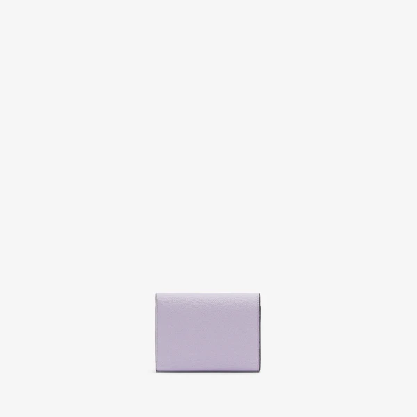 Valextra Pocket Purse 6CC in Wisteria Pink | Wallets & Purses | Coveti