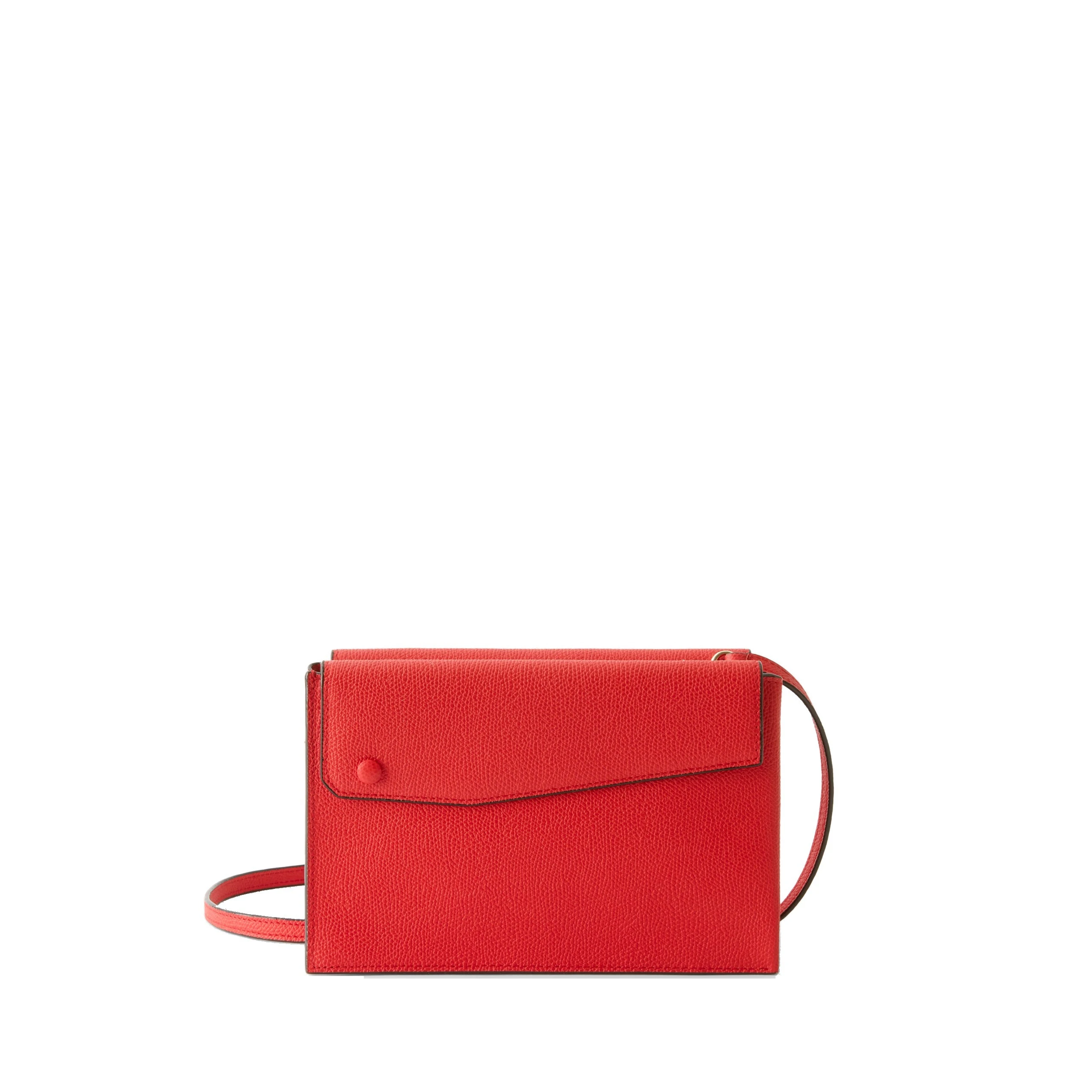 Valextra Pocket Slim Crossbody Bag in Crimson Red Valextra Pocket Slim Crossbody Bag in Crimson Red | Shoulder & Crossbody Bags | Coveti