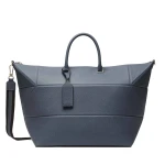 Valextra Polyhedral Travel Bag in Avio Blue | Totes & Top-Handle Bags | Coveti