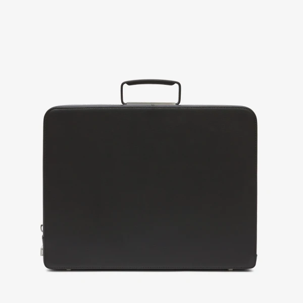 Valextra Premier Briefcase 24H in Black | Men Bags | Coveti