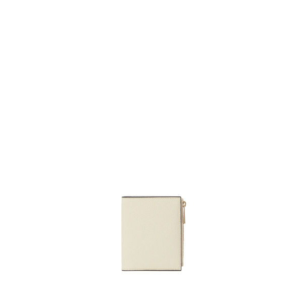 Valextra Purse with Coin Holder 6CC in Pergamena White | Wallets & Purses | Coveti