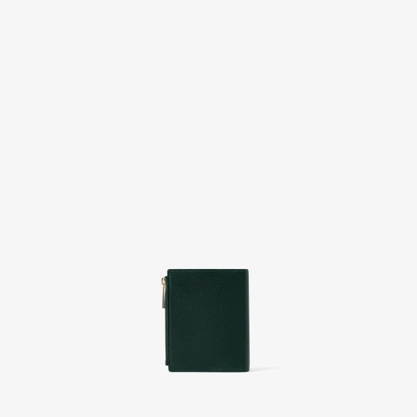 Valextra Purse with Coin Holder 6CC in Valextra Green | Wallets & Purses | Coveti