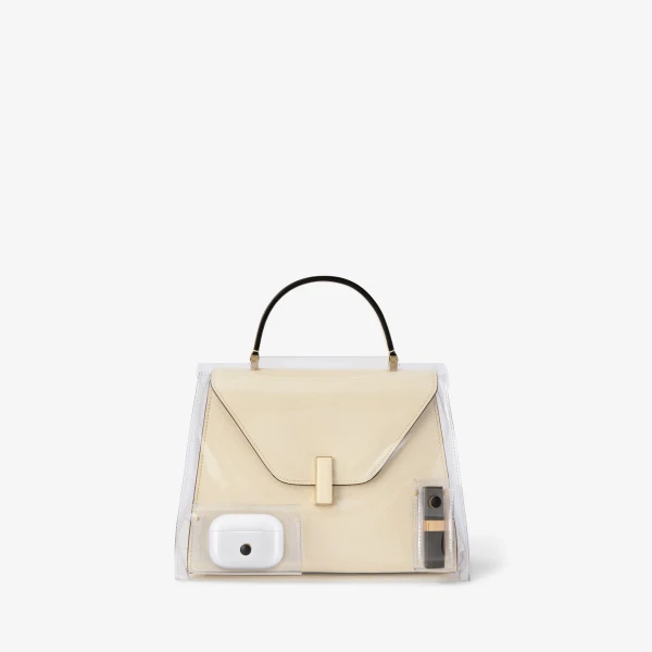 Valextra Raincoat with Pocket Iside Medium in Transparent | Bag Accessories | Coveti