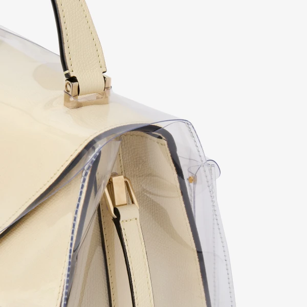 Valextra Raincoat with Pocket Iside Medium in Transparent | Bag Accessories | Coveti