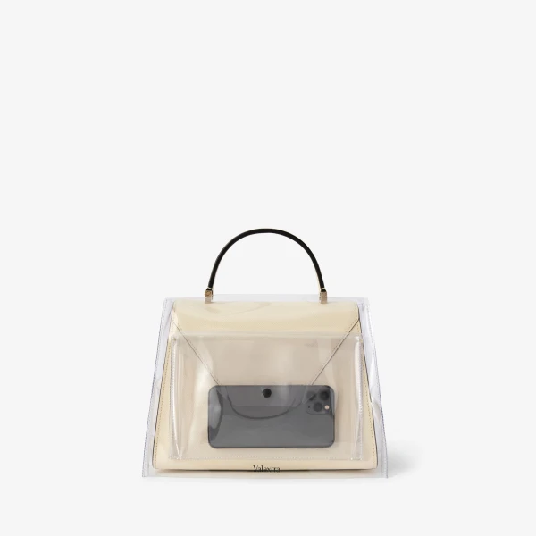 Valextra Raincoat with Pocket Iside Medium in Transparent | Bag Accessories | Coveti
