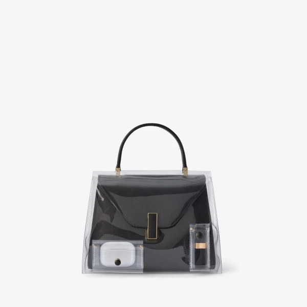 Valextra Raincoat with Pocket Iside Mini in Transparent | Bag Accessories | Coveti