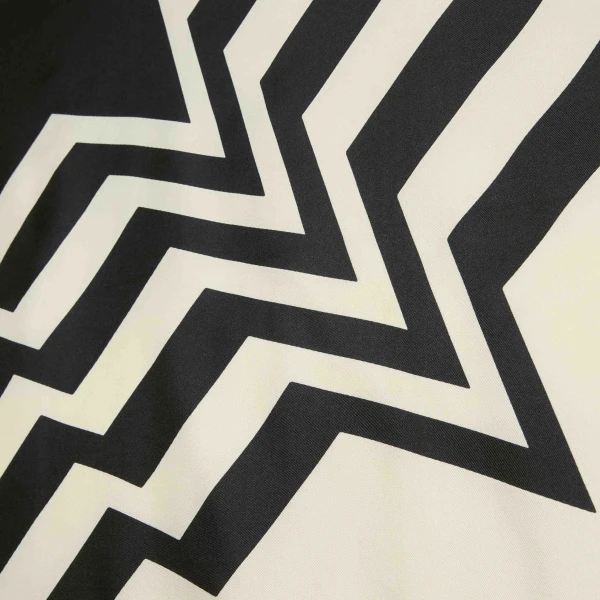 Valextra Silk Scarf in Pergamena White and Black | Scarves | Coveti