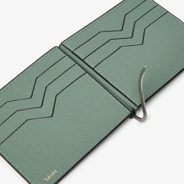 Valextra Simple Grip in Eucalyptus Green | Cases | Coveti