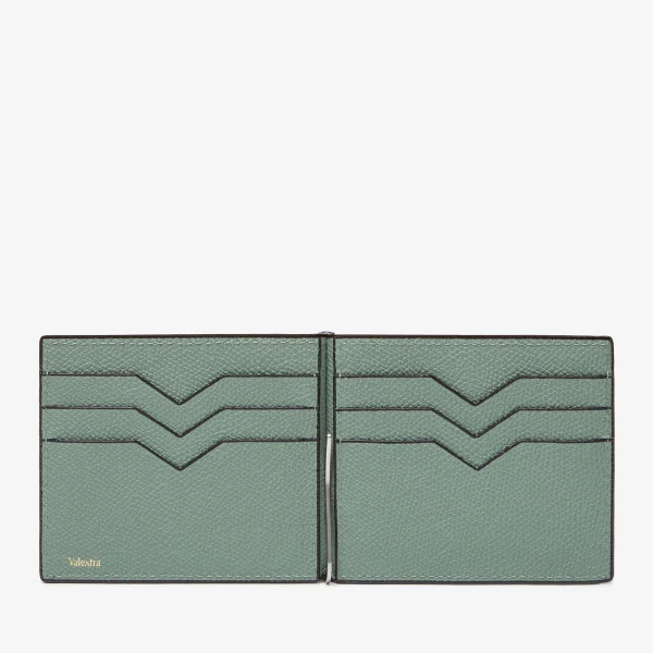 Valextra Simple Grip in Eucalyptus Green | Cases | Coveti