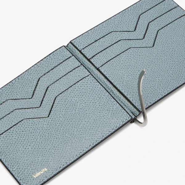 Valextra Simple Grip in Smokey Blue | Cases | Coveti