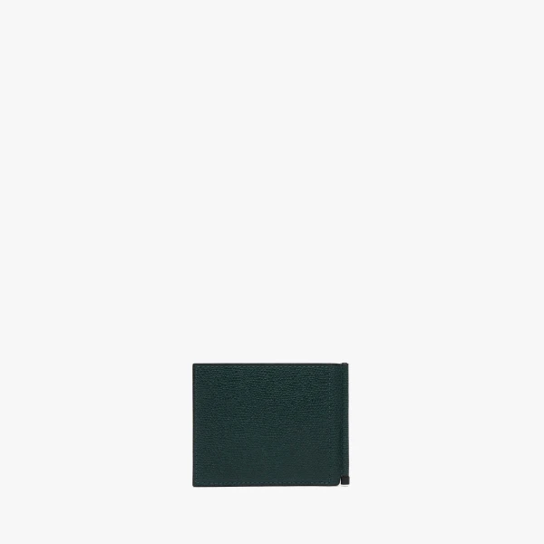 Valextra Simple Grip in Valextra Green | Wallets & Purses | Coveti