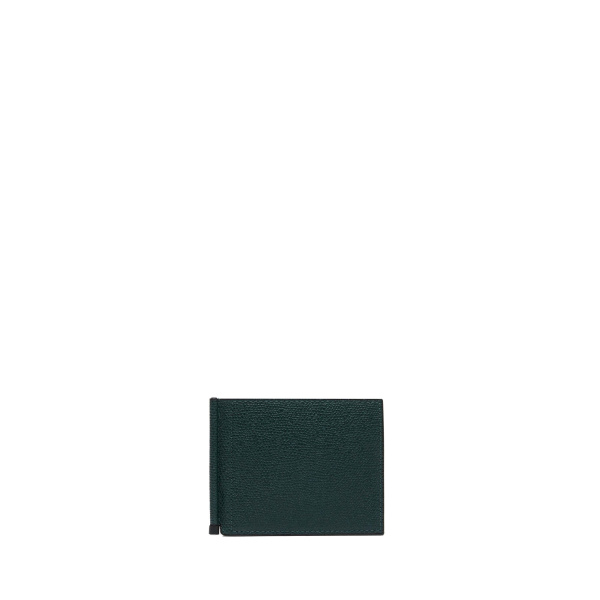 Valextra Simple Grip in Valextra Green | Wallets & Purses | Coveti