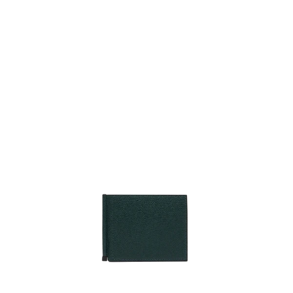 Valextra Simple Grip in Valextra Green | Wallets & Purses | Coveti