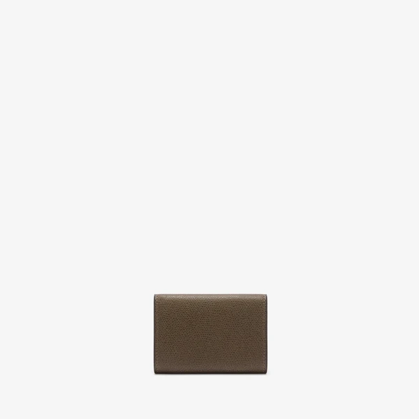 Valextra Small Wallet with Coin Holder in Brown Clay | Wallets & Purses | Coveti
