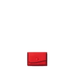 Valextra Small Wallet with Coin Holder in Crimson Red | Wallets & Purses | Coveti