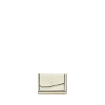 Valextra Small Wallet with Coin Holder in Pergamena White | Wallets & Purses | Coveti