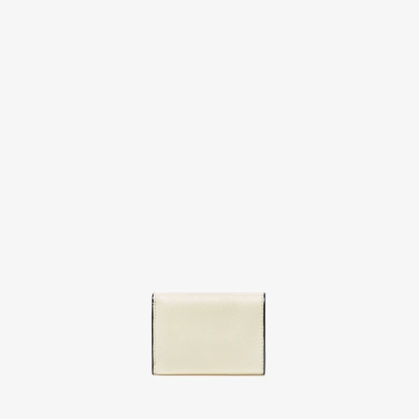 Valextra Small Wallet with Coin Holder in Pergamena White | Wallets & Purses | Coveti