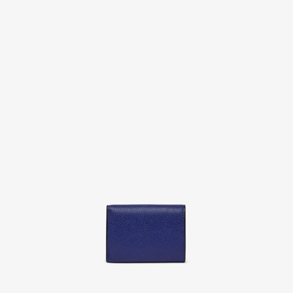 Valextra Small Wallet with Coin Holder in Royal Blue | Wallets & Purses | Coveti