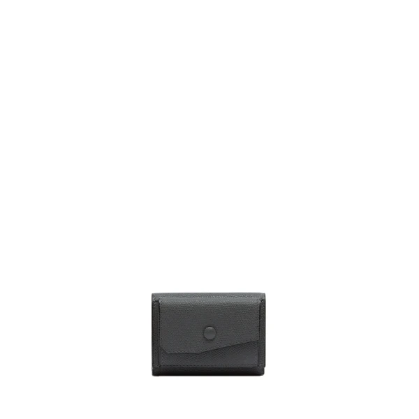 Small Wallet with Coin Holder in Smokey Grey