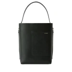 Valextra Soft Bucket Medium Bag in Black | Bucket Bags | Coveti