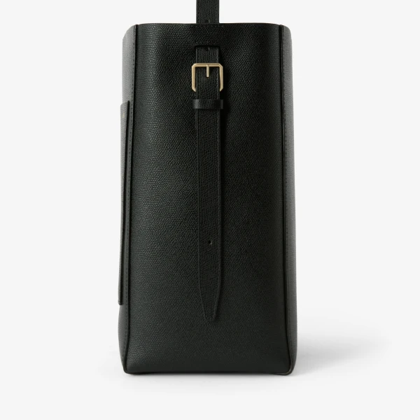 Valextra Soft Bucket Medium Bag in Black | Bucket Bags | Coveti