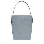 Valextra Soft Bucket Medium Bag in Niagara Blue | Bucket Bags | Coveti