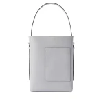 Valextra Soft Bucket Medium Bag in Stone Grey | Bucket Bags | Coveti