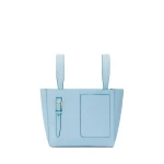 Valextra Soft Bucket Micro Bag in Cerulean Blue | Bucket Bags | Coveti