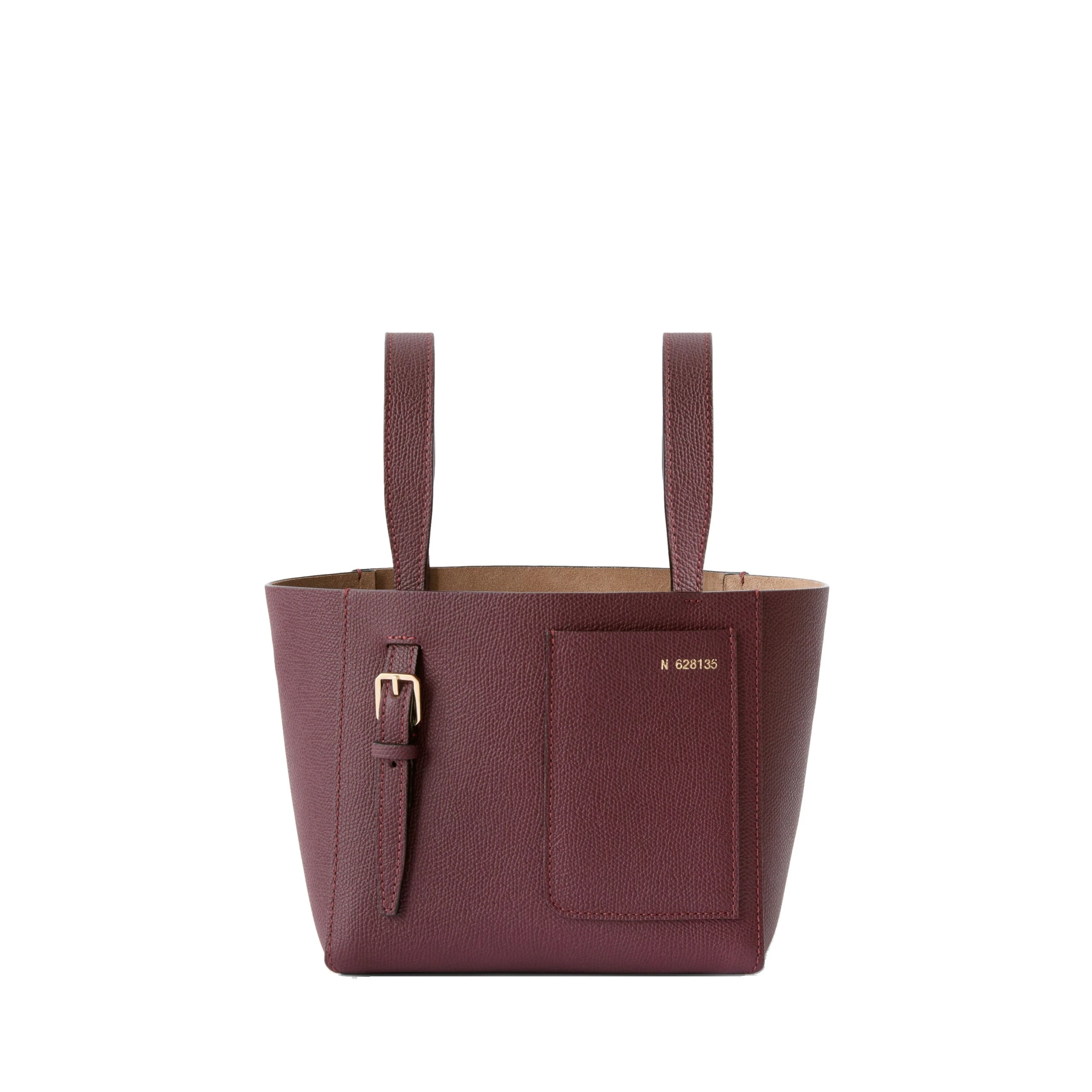 Valextra Soft Bucket Micro Bag in Claret Red Valextra Soft Bucket Micro Bag in Claret Red | Bucket Bags | Coveti