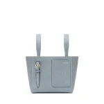 Valextra Soft Bucket Micro Bag in Niagara Blue | Bucket Bags | Coveti