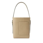 Valextra Soft Bucket Mini Bag in Cashmere Beige | Bucket Bags | Coveti