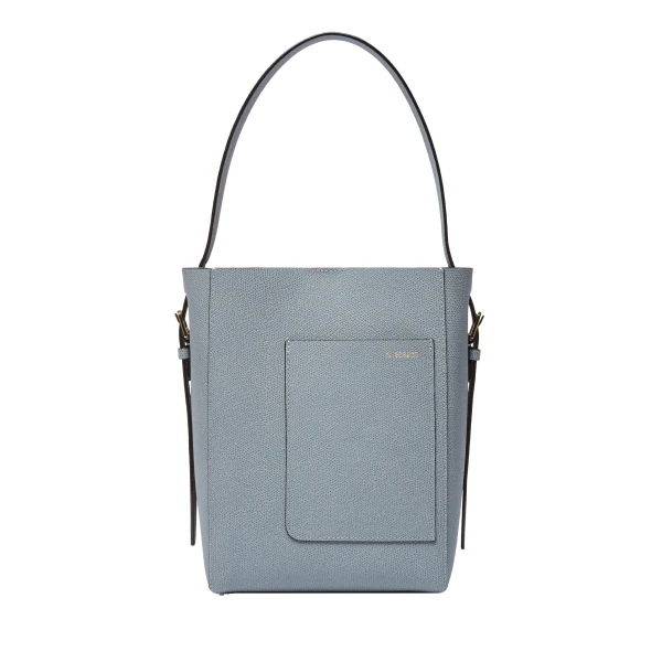 Soft Bucket Mini Bag in Niagara Blue