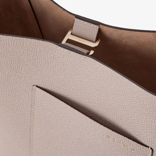 Valextra Soft Bucket Mini Bag in Nude Pink | Bucket Bags | Coveti