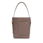 Valextra Soft Bucket Mini Bag in Sahara Brown | Bucket Bags | Coveti