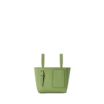 Valextra Soft Bucket Nano Bag in Aloe Green | Bucket Bags | Coveti