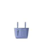Valextra Soft Bucket Nano Bag in Hydrangea Blue | Bucket Bags | Coveti