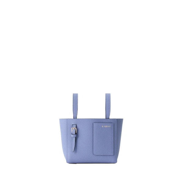 Soft Bucket Nano Bag in Hydrangea Blue