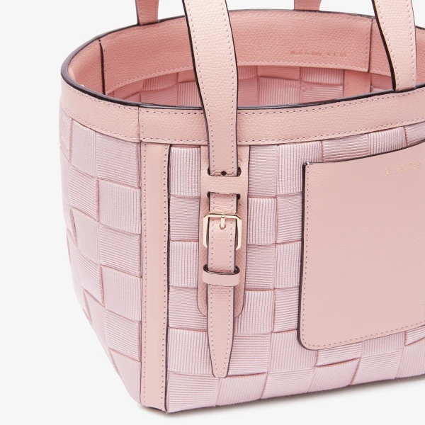 Valextra Soft Picnic Bucket Micro Bag in Peony Pink | Bucket Bags | Coveti