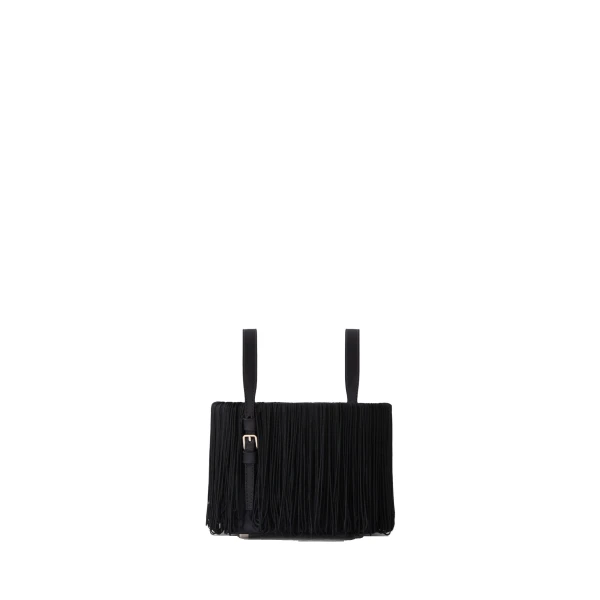 Soft Swing Bucket Nano Bag in Black