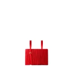 Valextra Soft Swing Bucket Nano Bag in Crimson Red | Bucket Bags | Coveti