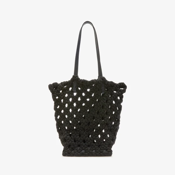 Valextra Sportami Via Shopping Bag in Black | Totes & Top-Handle Bags | Coveti