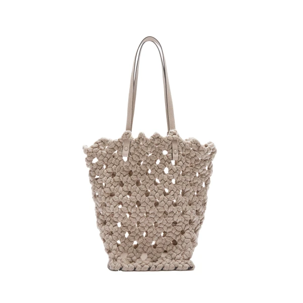 Valextra Sportami Via Shopping Bag in Nude Pink | Totes & Top-Handle Bags | Coveti