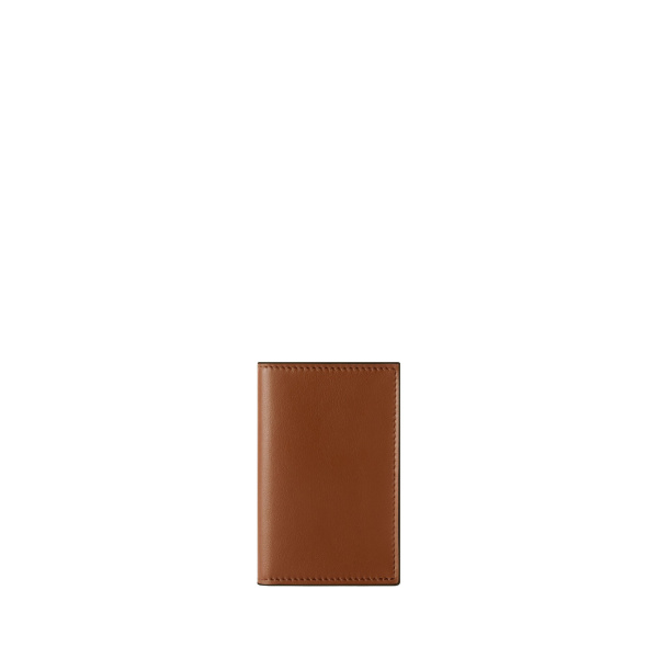 Valextra Sublime Card Case Onda in Chocolate Brown | Cases | Coveti