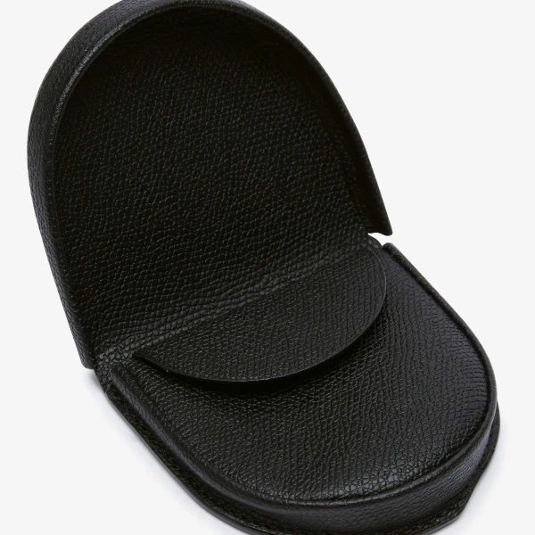 Valextra Tallone Coin Purse in Black | Wallets & Purses | Coveti