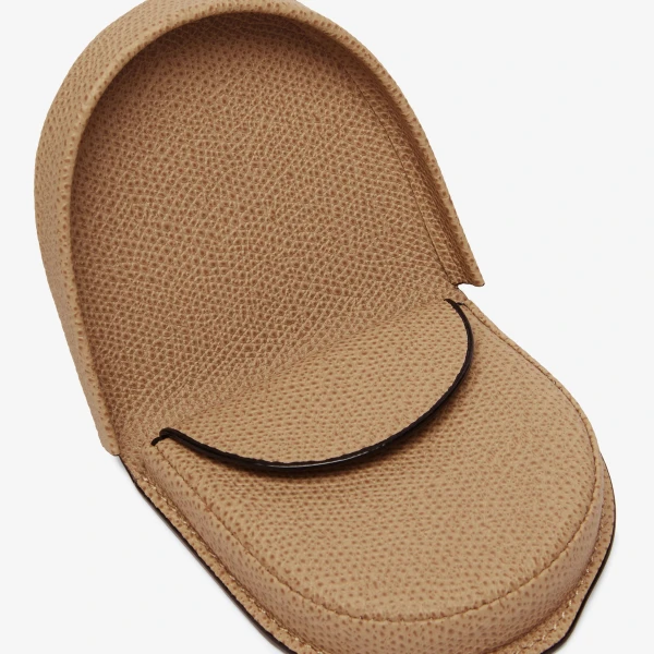 Valextra Tallone Coin Purse in Cashmere Beige | Wallets & Purses | Coveti