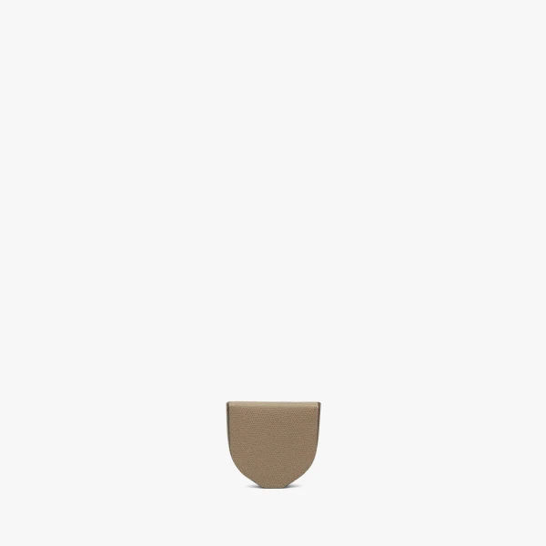Valextra Tallone Coin Purse in Oyster Brown | Wallets & Purses | Coveti